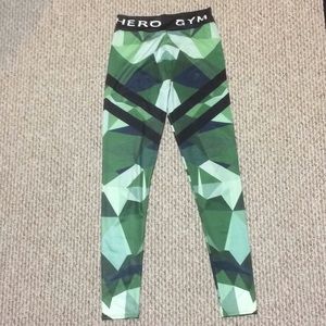 ☀️Geometric exercise leggings